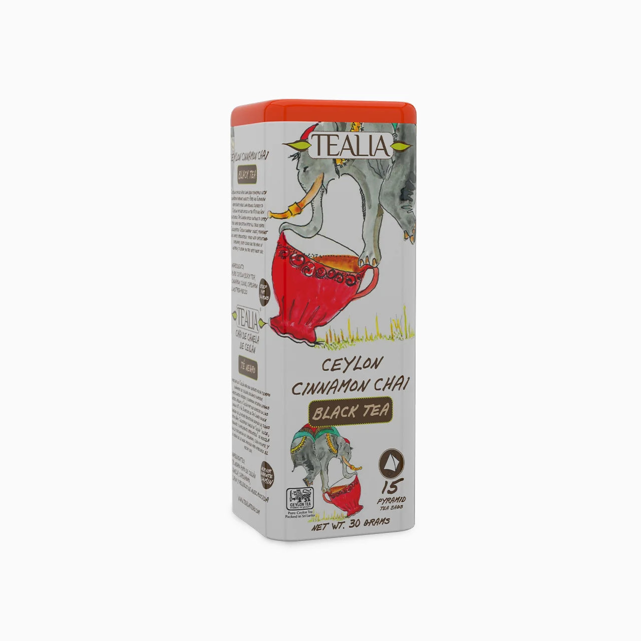 Ceylon Cinnamon Chai (15 Pyramid Tea Bags)