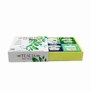 Presentation Box Green Tea Quartet - 40 Enveloped Tea Bags