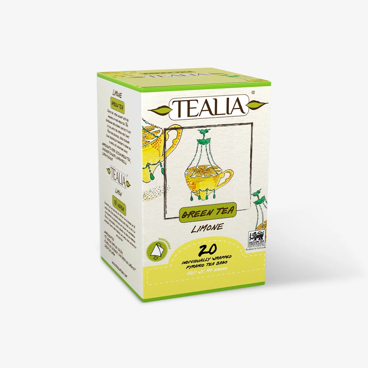 Limone (20 Pyramid Envelope Sachets)