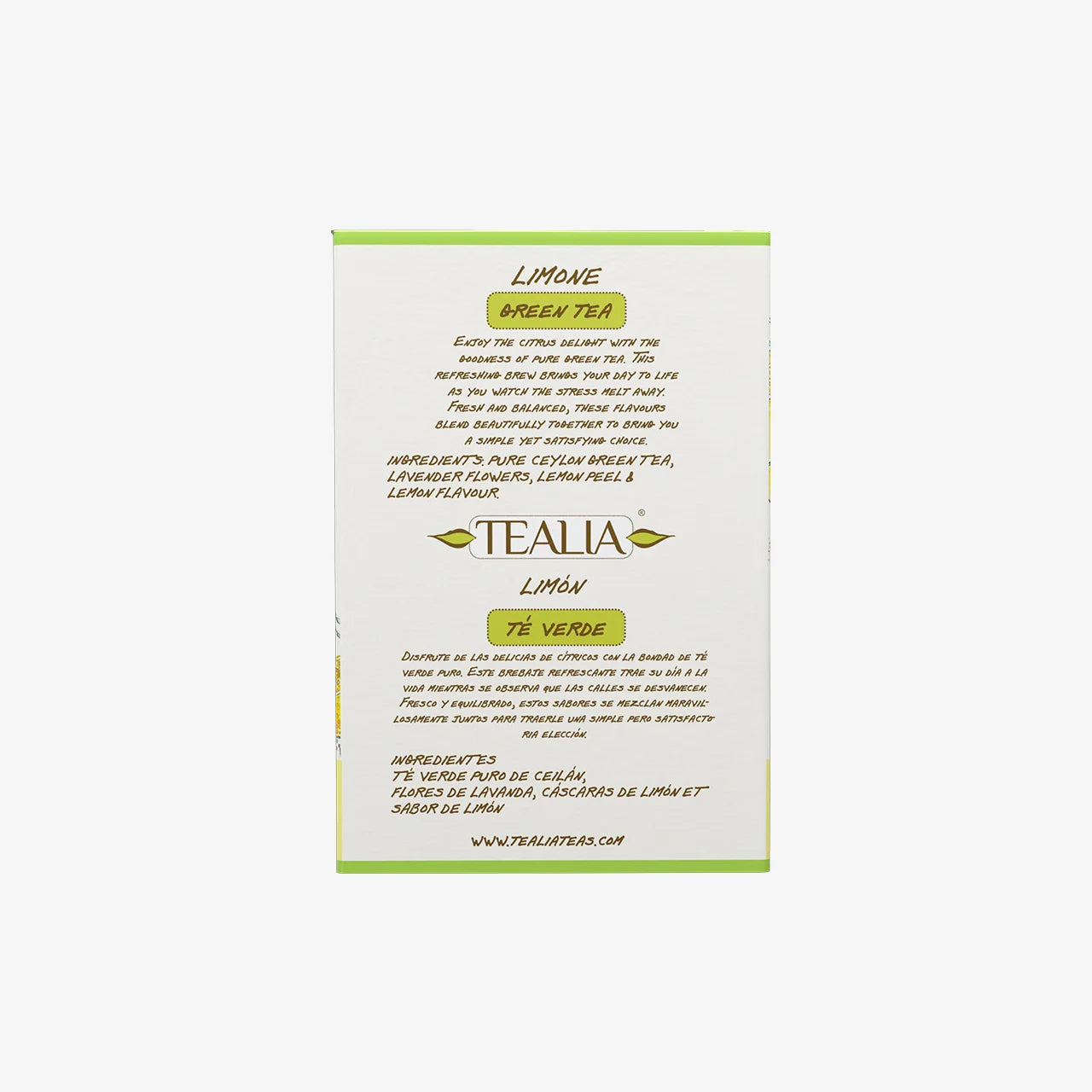 Limone (20 Pyramid Envelope Sachets)