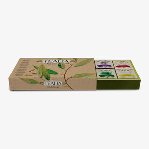 Tealia Organic Mix Tea Box - 8 blends x 10 TB