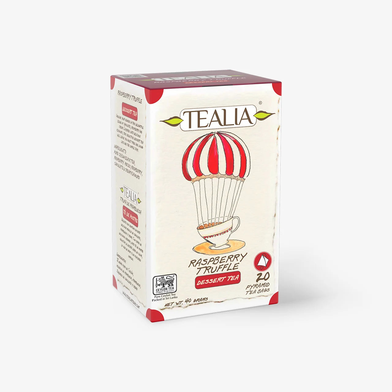 Raspberry Truffle (20 Pyramid Tea Bags)