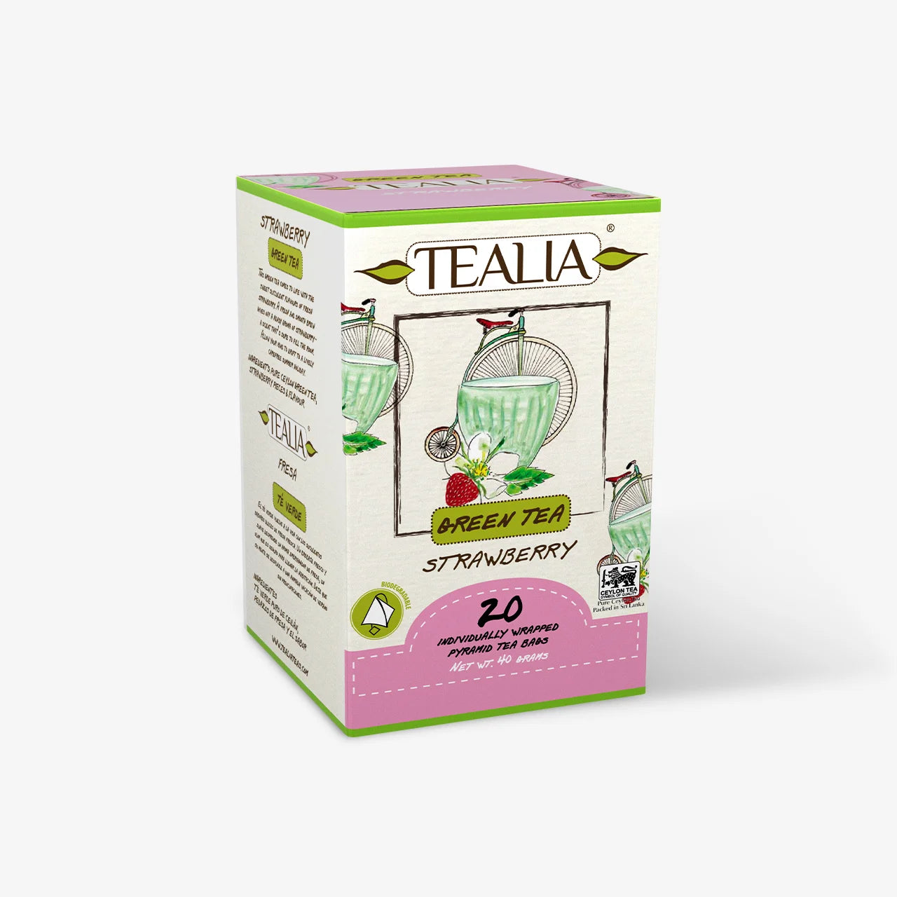 Strawberry (20 Pyramid Envelope Sachets)