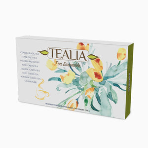 Presentation Box Tea Ensemble - 80 Enveloped Tea Bags
