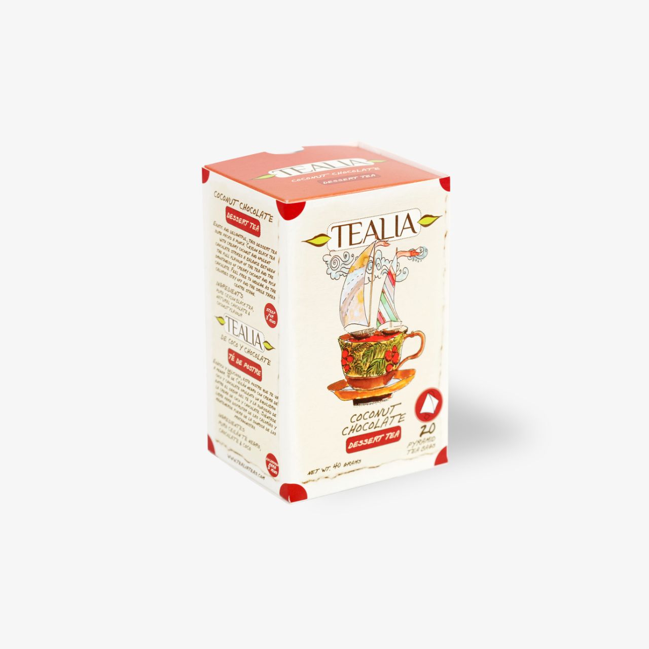 Coconut Chocolate (20 Pyramid Tea Bags)